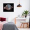 Stupell Industries Purple Disco Ball Planet Framed Giclee, design by Decent Exposures